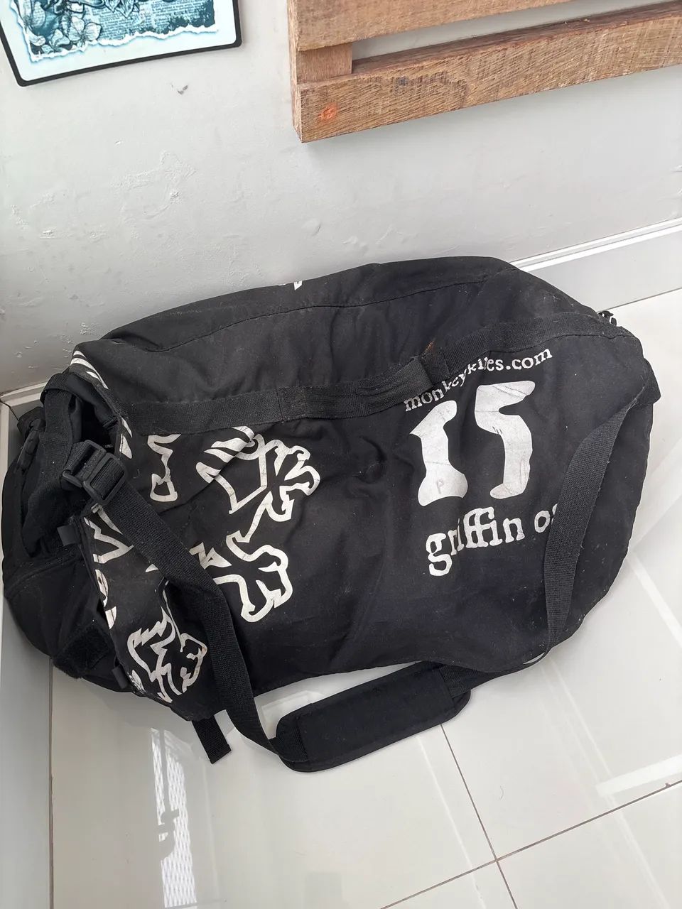 Kitesurfing kite 15 e barra 