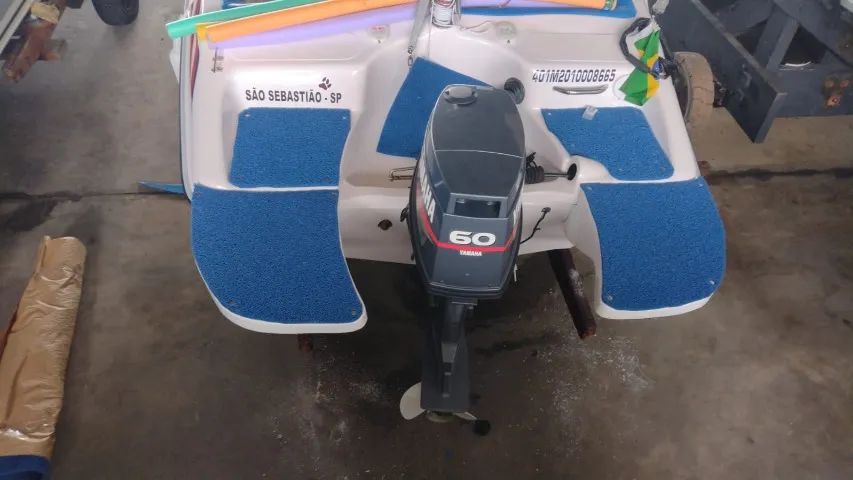 LANCHA ATLANTIC 2009 + CARRETA DE ENCALHE- 16 PÉS NOVÍSSIMA!!  ACEITO CARRO E CARTÃO - Foto 5