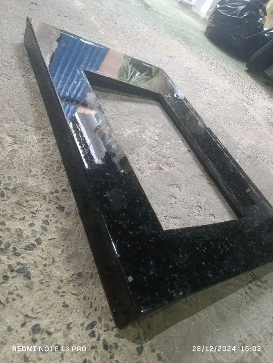 Pedra verde Ubatuba pra Cooktop de 5 bocas