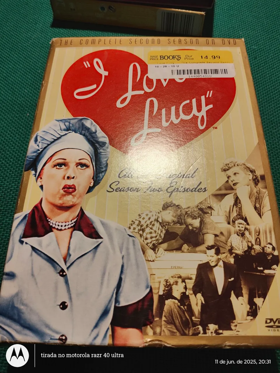 DVD I Love Lucy - The Complete Second Season. Importado. 5 DVDs.