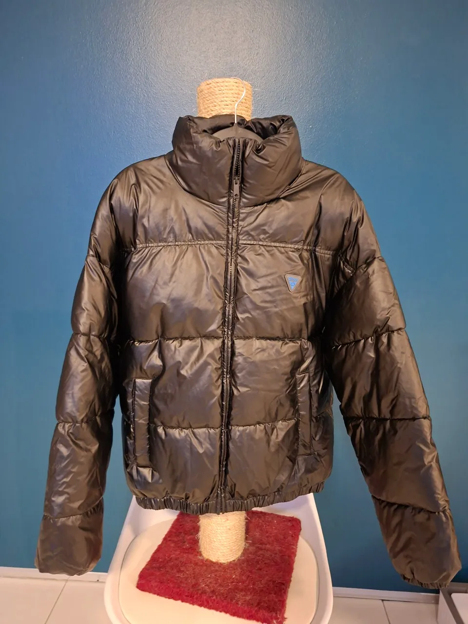 Jaqueta Puffer Zara Preta