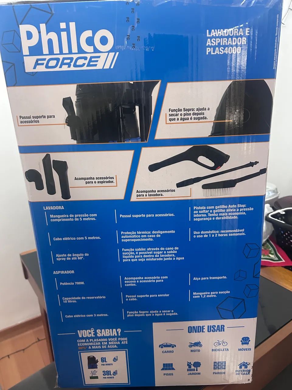 Lavadora e Aspirador PHILCO FORCE NOVA - Foto 4