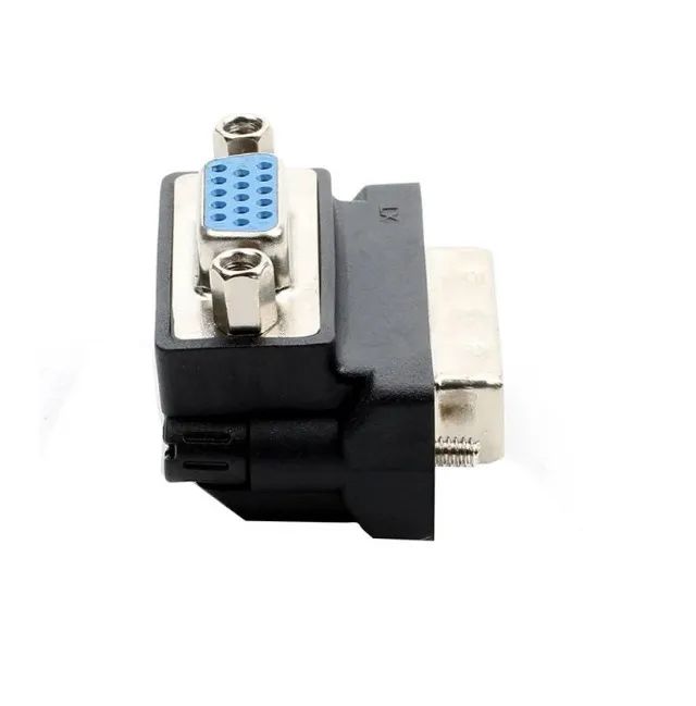 Adaptador Dvi-I 90 Graus (Dual Link) Macho Para VGA  - Foto 4