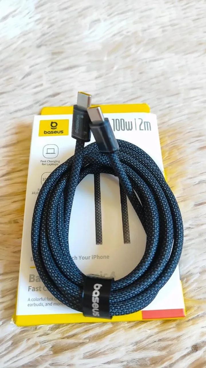Cabos Baseus USB-C e Lightning  - Foto 2