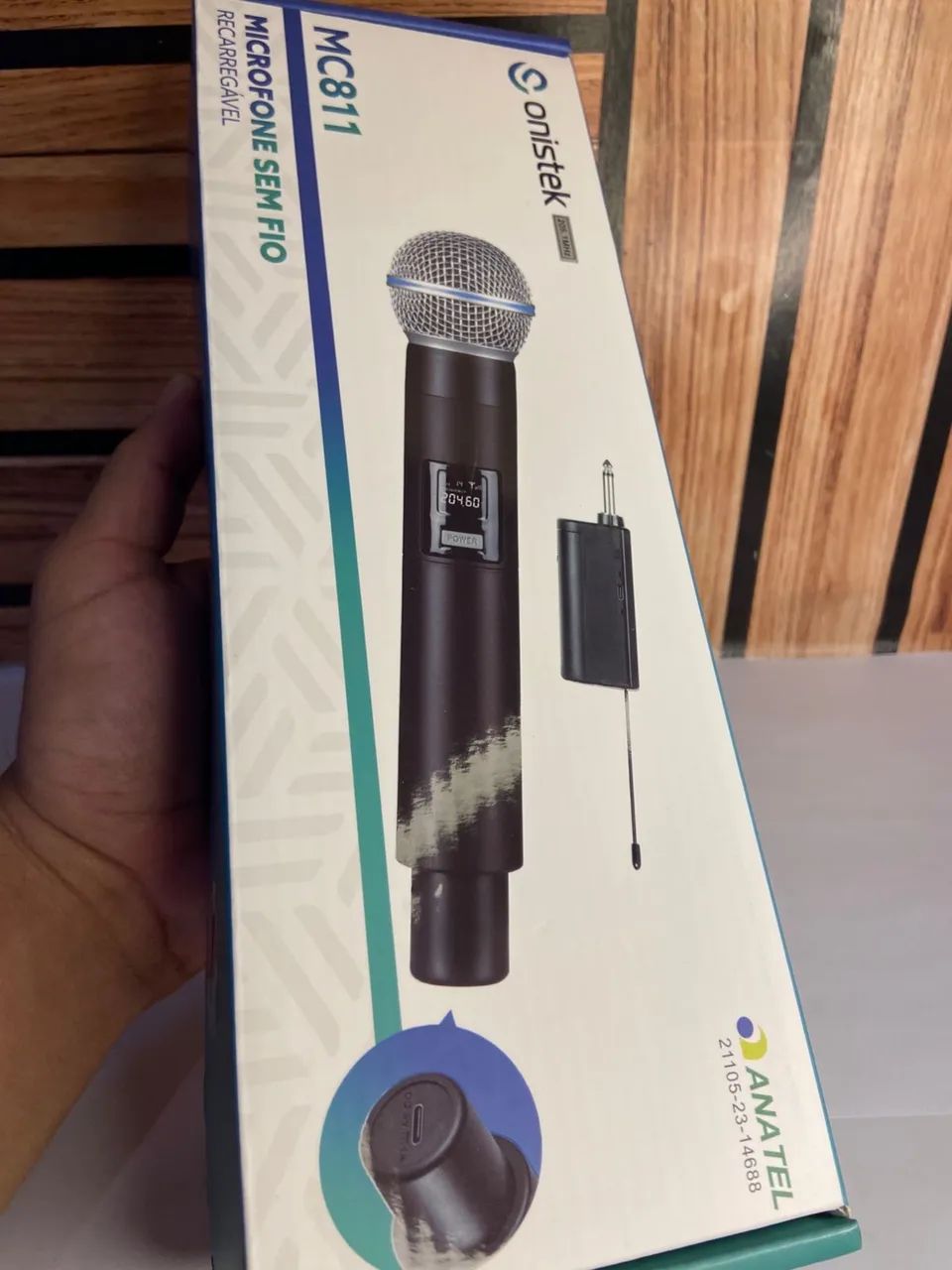 *MICROFONE SEM FIO ONISTEK MC811*64574076302850120