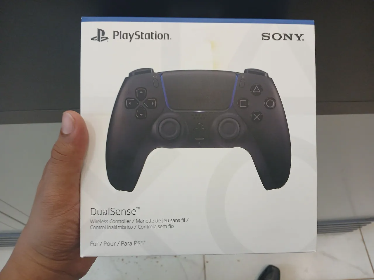 Controle PS5 DualSense Preto - Original Sony