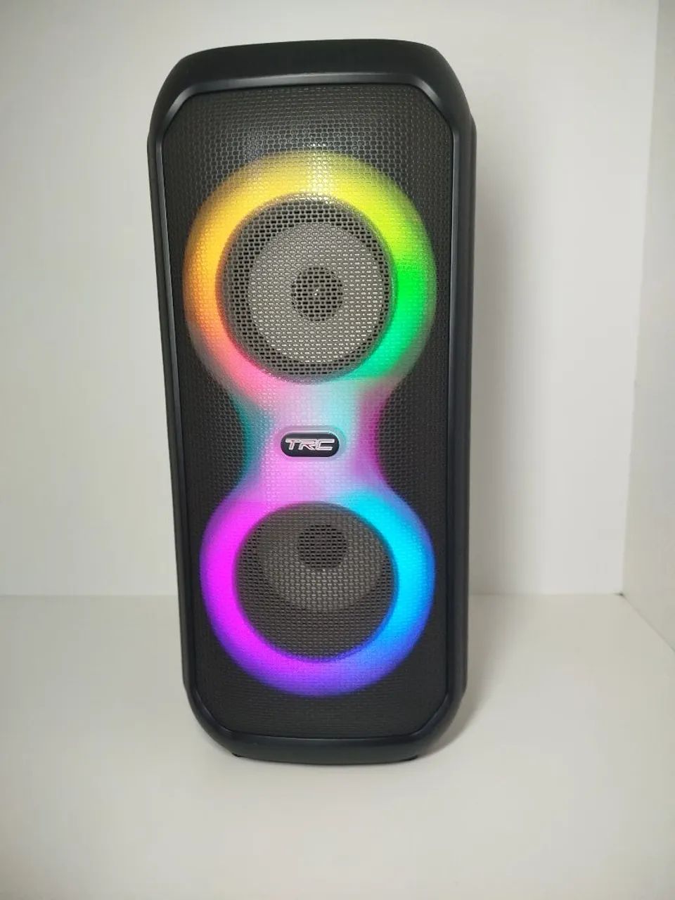 Caixa som amplificada TRC, 120w, com LED RGB  - Foto 2
