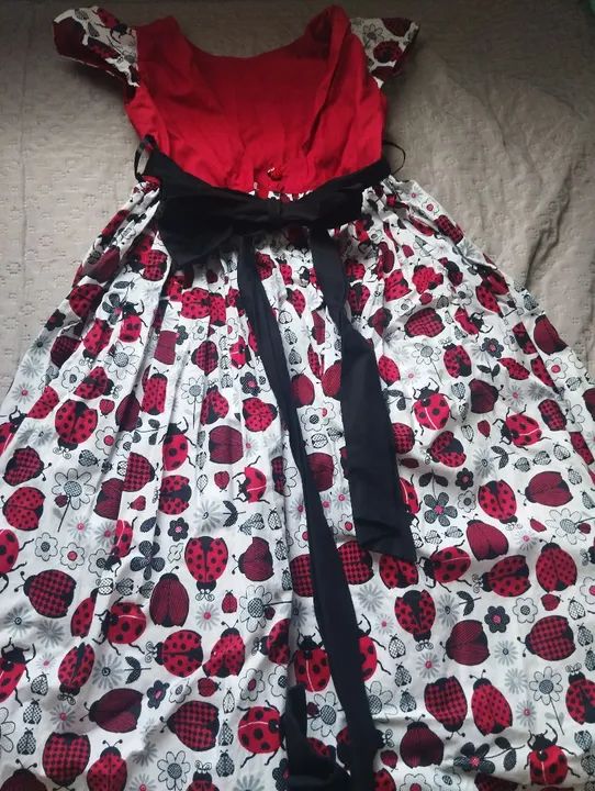 Vestido Infantil Ladybug - Tamanho 8 - Foto 2