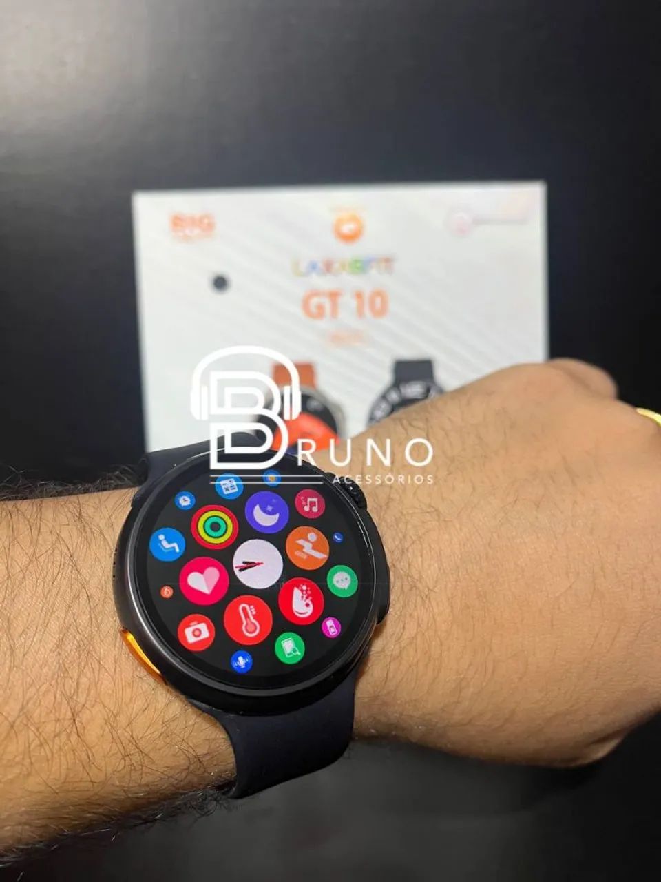 Smartwatch Relógio Inteligente + Pulseiras - Foto 3