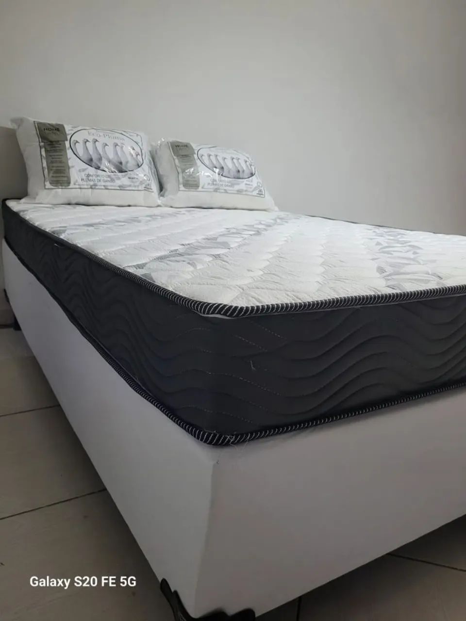 Cama Box + colchão ortobom novo $900 - Foto 4