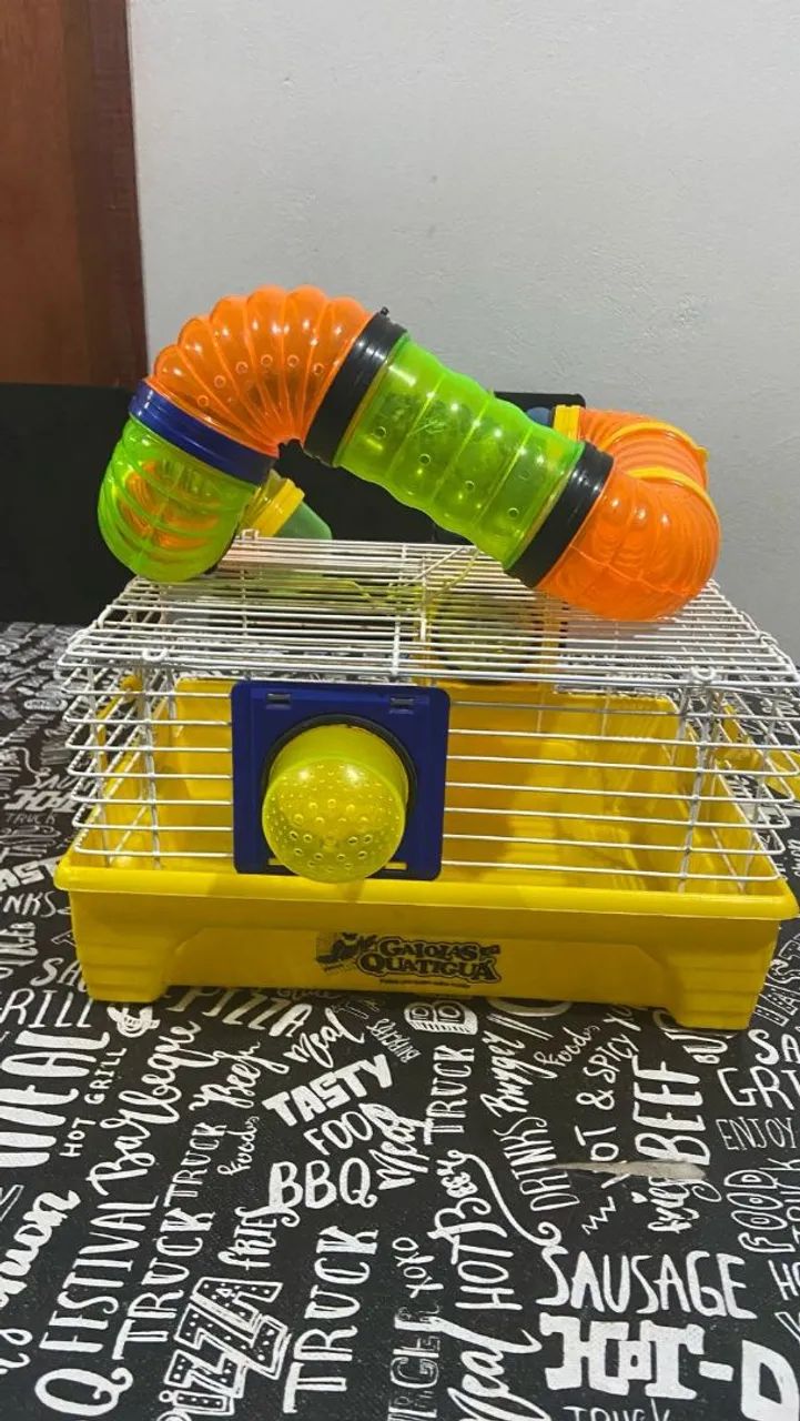 Gaiola para Roedores com Túnel