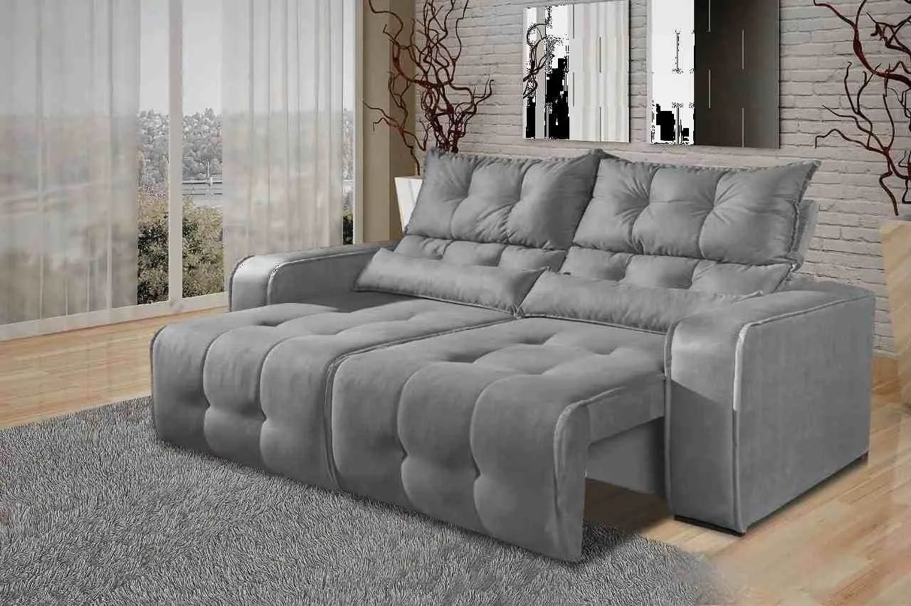 Comfortable and Elegant Gray Reclining Sofa – Super Offer!! 728srm