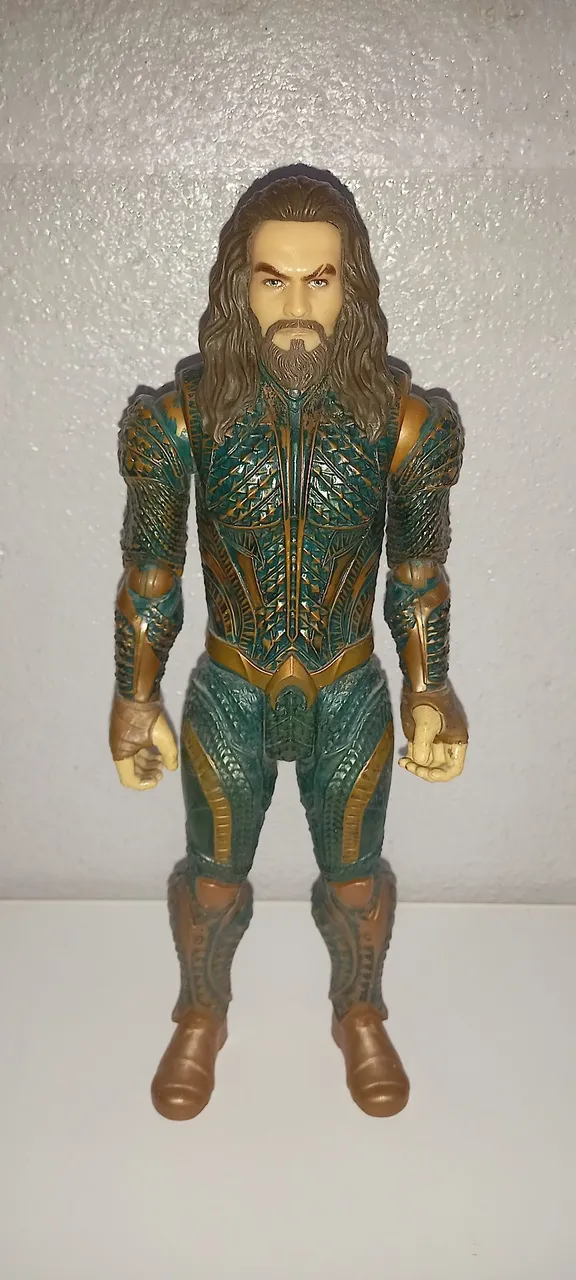 Boneco Aquaman - DC Comics, Mattel 30 cm