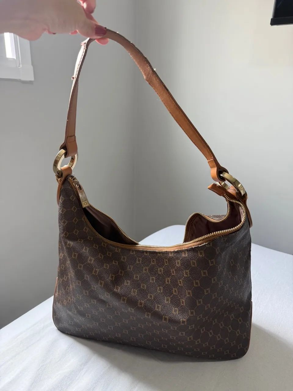 Bolsa de ombro marrom - Foto 3