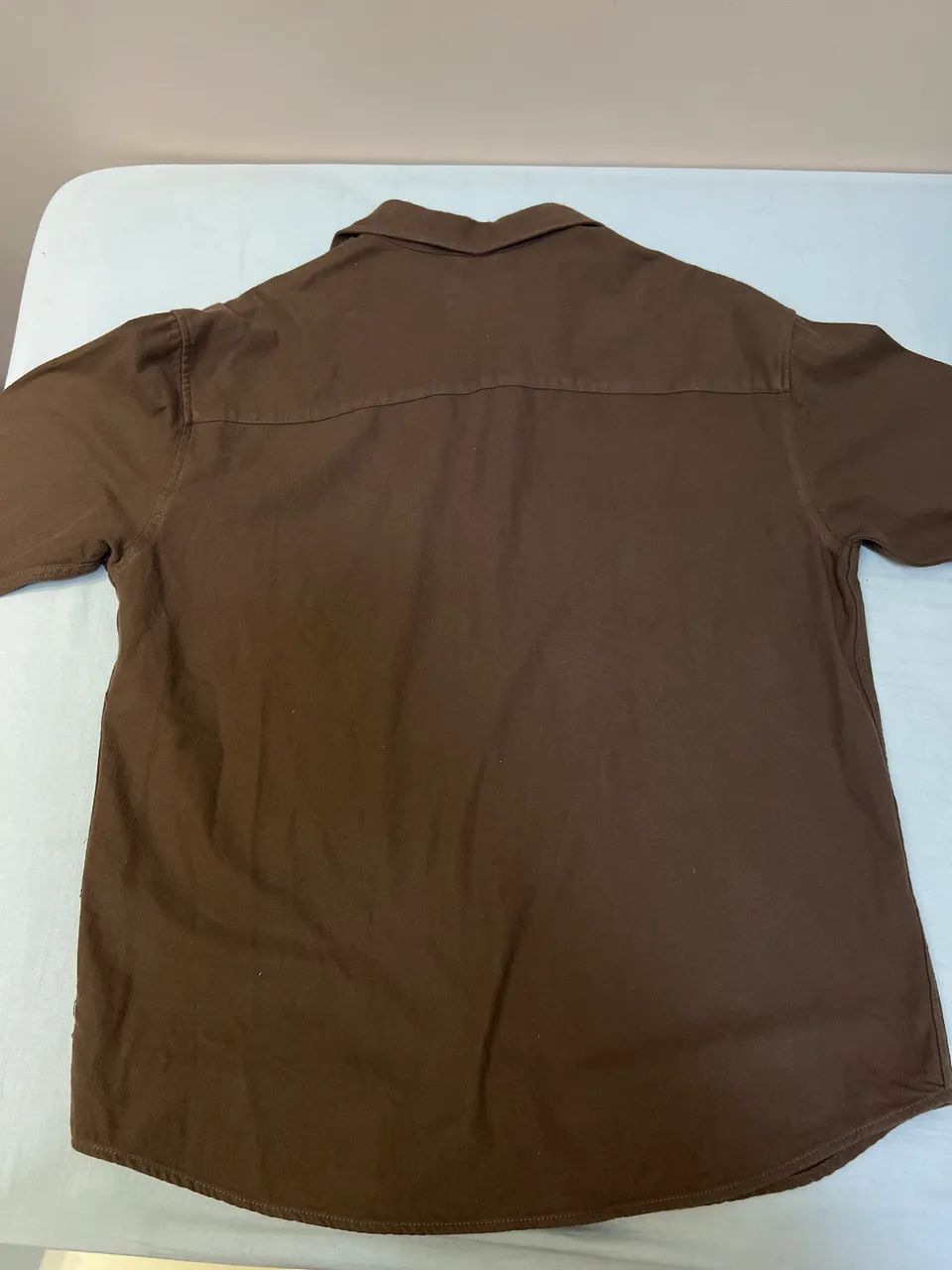 Camisa Manga Longa Marrom - Foto 3