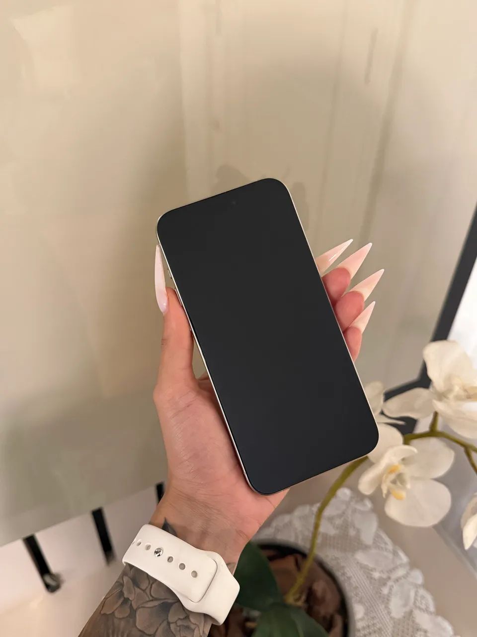 iPhone 15 Pro Max Titânio Branco - Foto 5