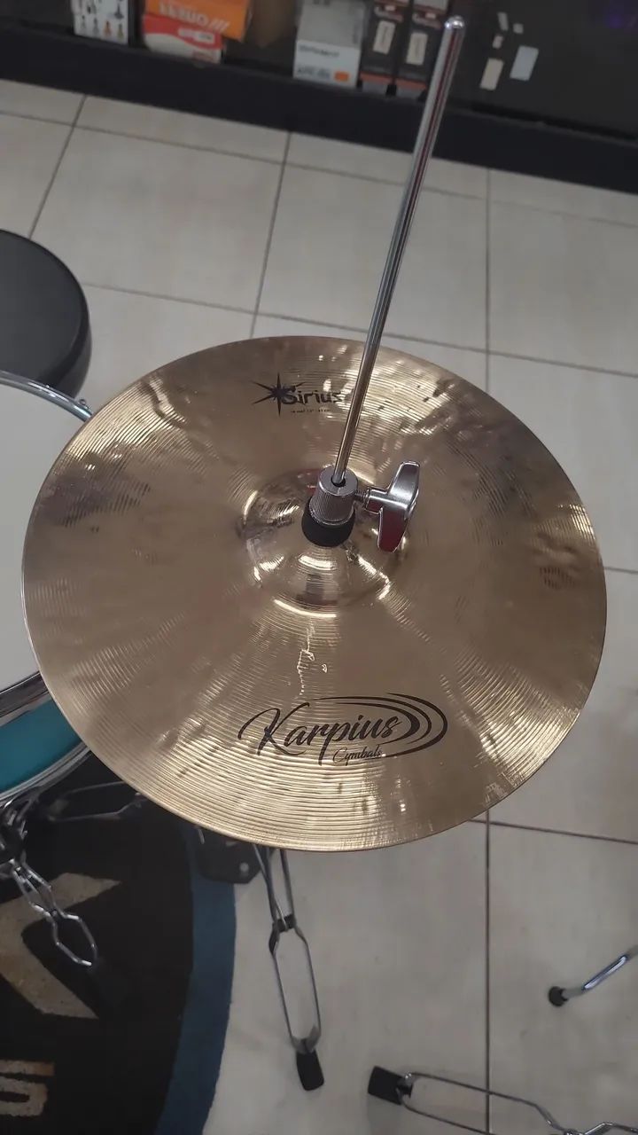 Prato de Bateria Karpins Sirius 12" LIGA B20 FONE: *