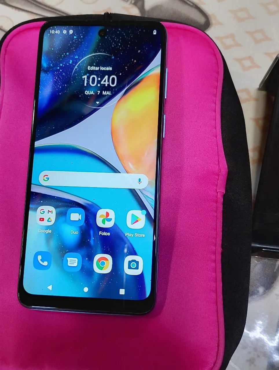 Smartphone Moto G22 em ótimo estado 