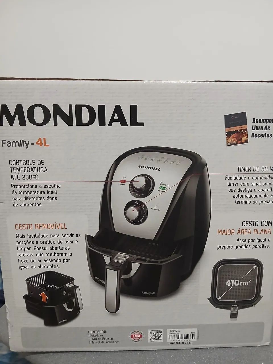 Air fryer 4 litros Mondial - Foto 5