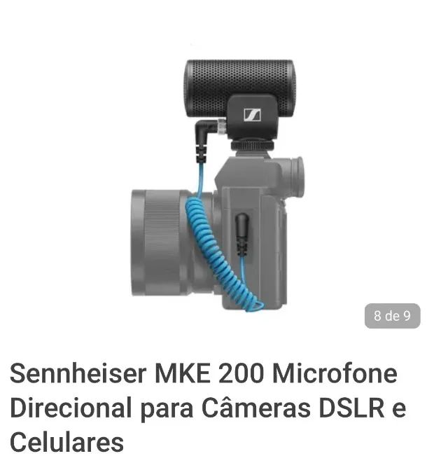 Microfone Supercardioide Mke200 Preto Sennheiser - Foto 2