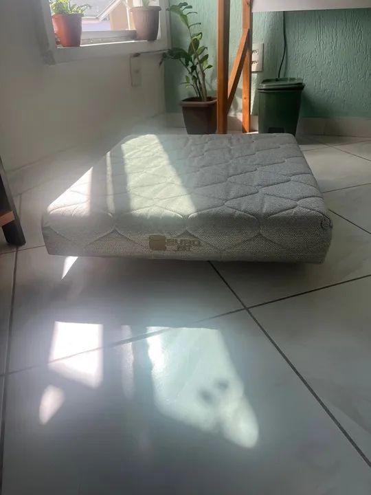 Caminha box para cachorros em perfeito estado, com lençol impermeável  - Foto 2