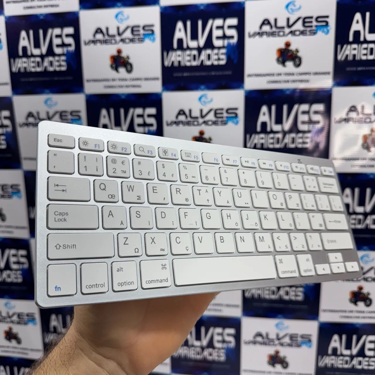 Teclado sem fio Bluetooth lindo acabamento 