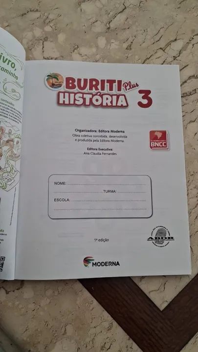 Livro Buritis Plus História 3º ano (NOVO) - Foto 3