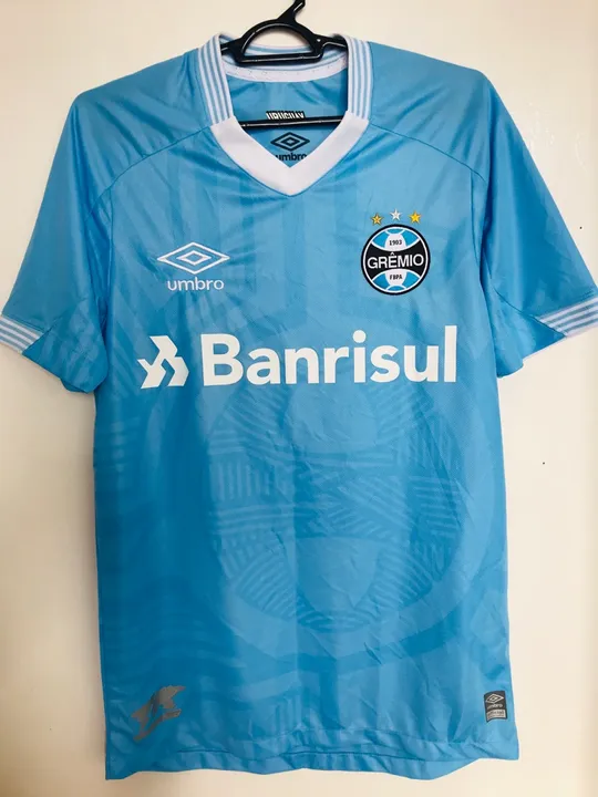 Camisa Celeste Grêmio 22/23 Third Umbro Oficial Masculina Tamanho P