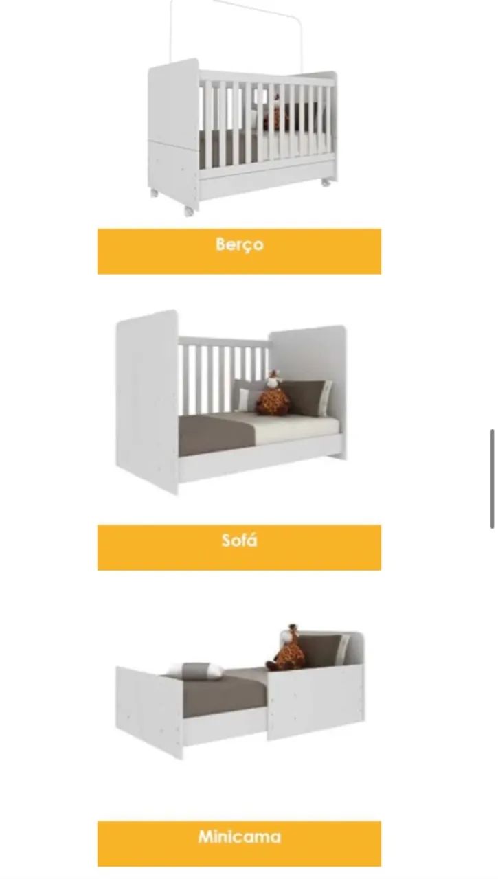 Berço 3 em 1  - Foto 2