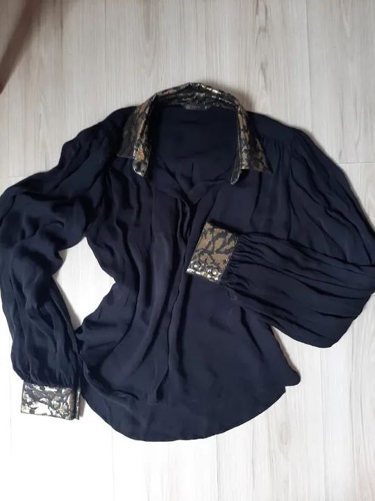 Conjunto Preto com detalhe dourado - Foto 2