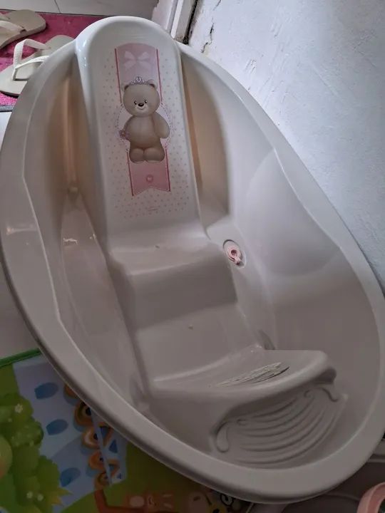 Banheira de bebê (kit enxoval) - Foto 5