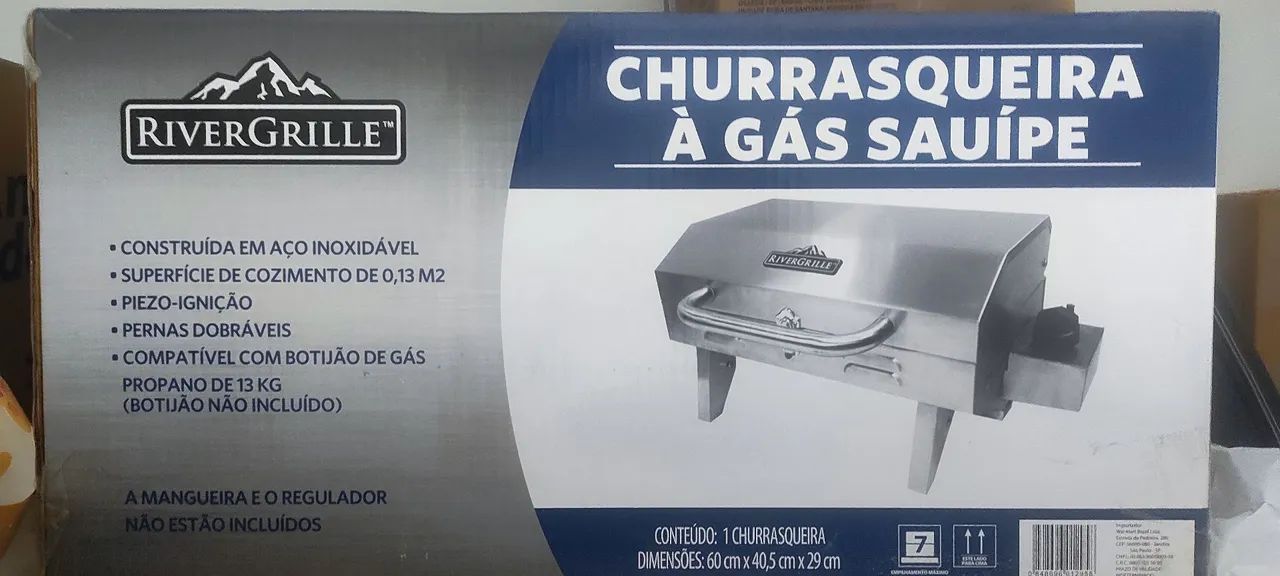 Churrasqueira a Gás Sauípe Rivergrill - Nova