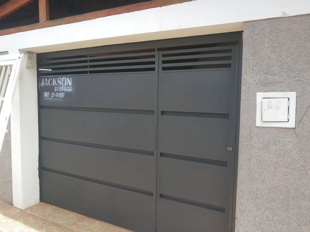 Portão basculante 3,40x2,50 $4,200 parcelo 21x  - Foto 2