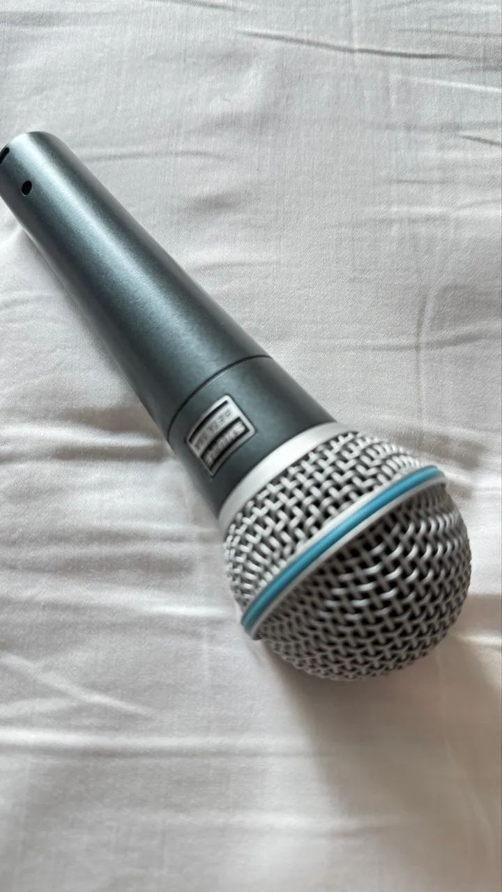 microfone dinâmico shure beta 58a supercardióide - Foto 4