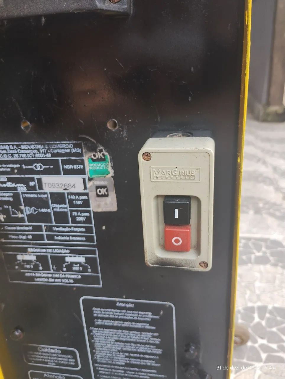 Máquina de solda profissional65580469311875124