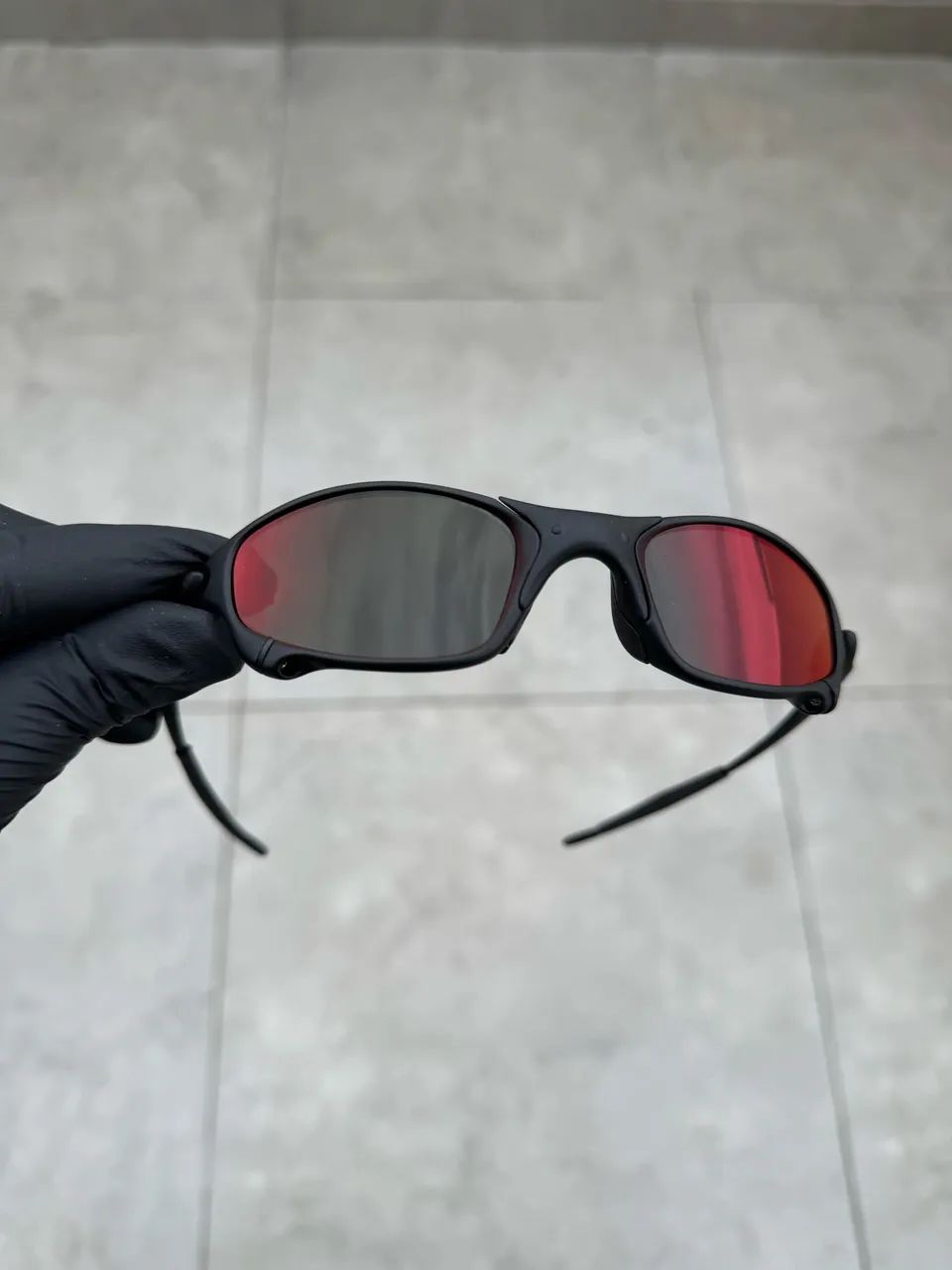 Juliet Carbon Torch Red Special Oakley Óculos Lupas - Foto 4