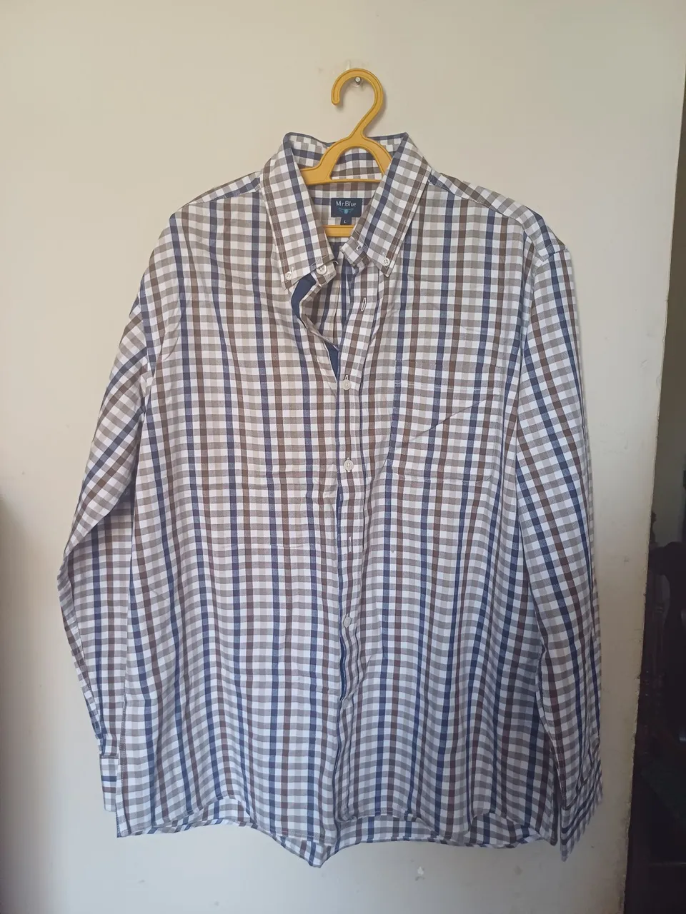 Camisa Mr. Blue Xadrez Masculina