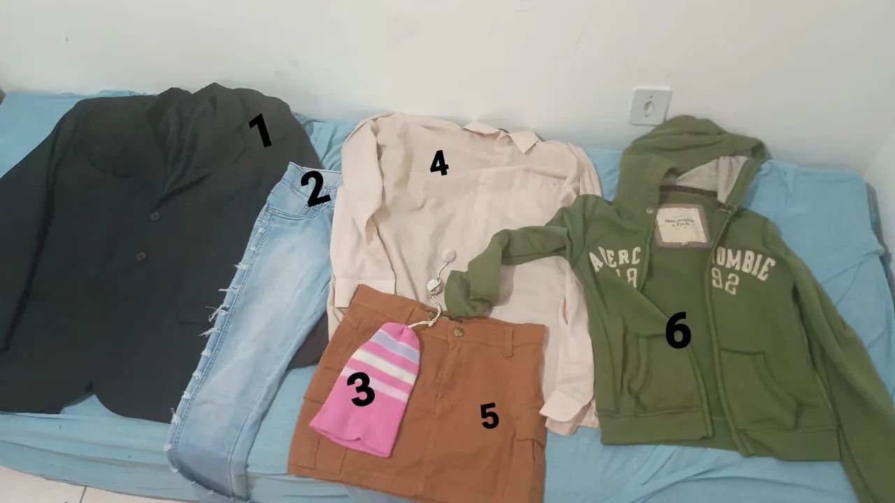 Roupas variadas - a partir de 5 reais 