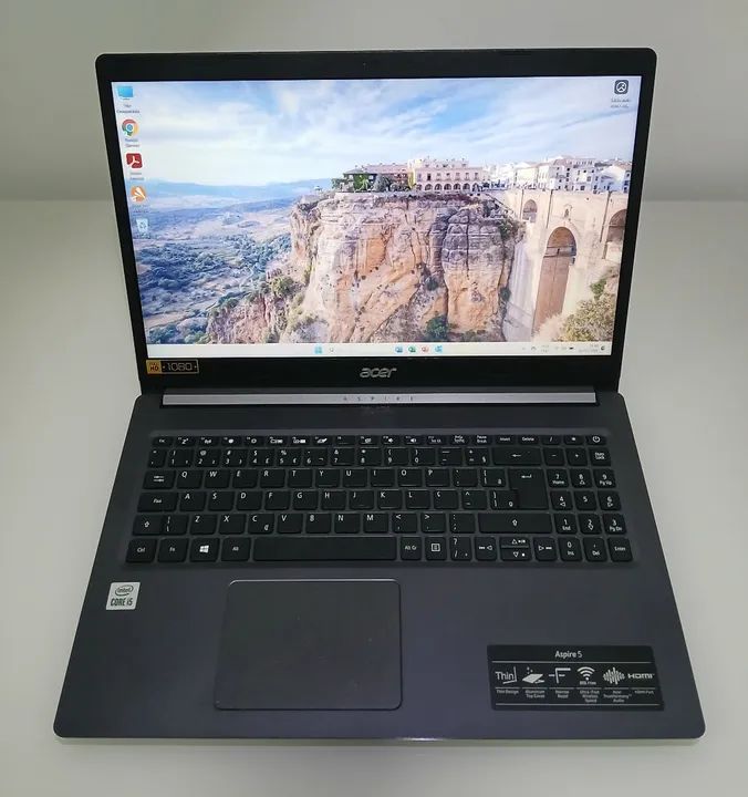 Notebook Acer Aspire 5 - Tela 15.6 - Intel Core i5 10th - 8GB RAM - SSD 256GB