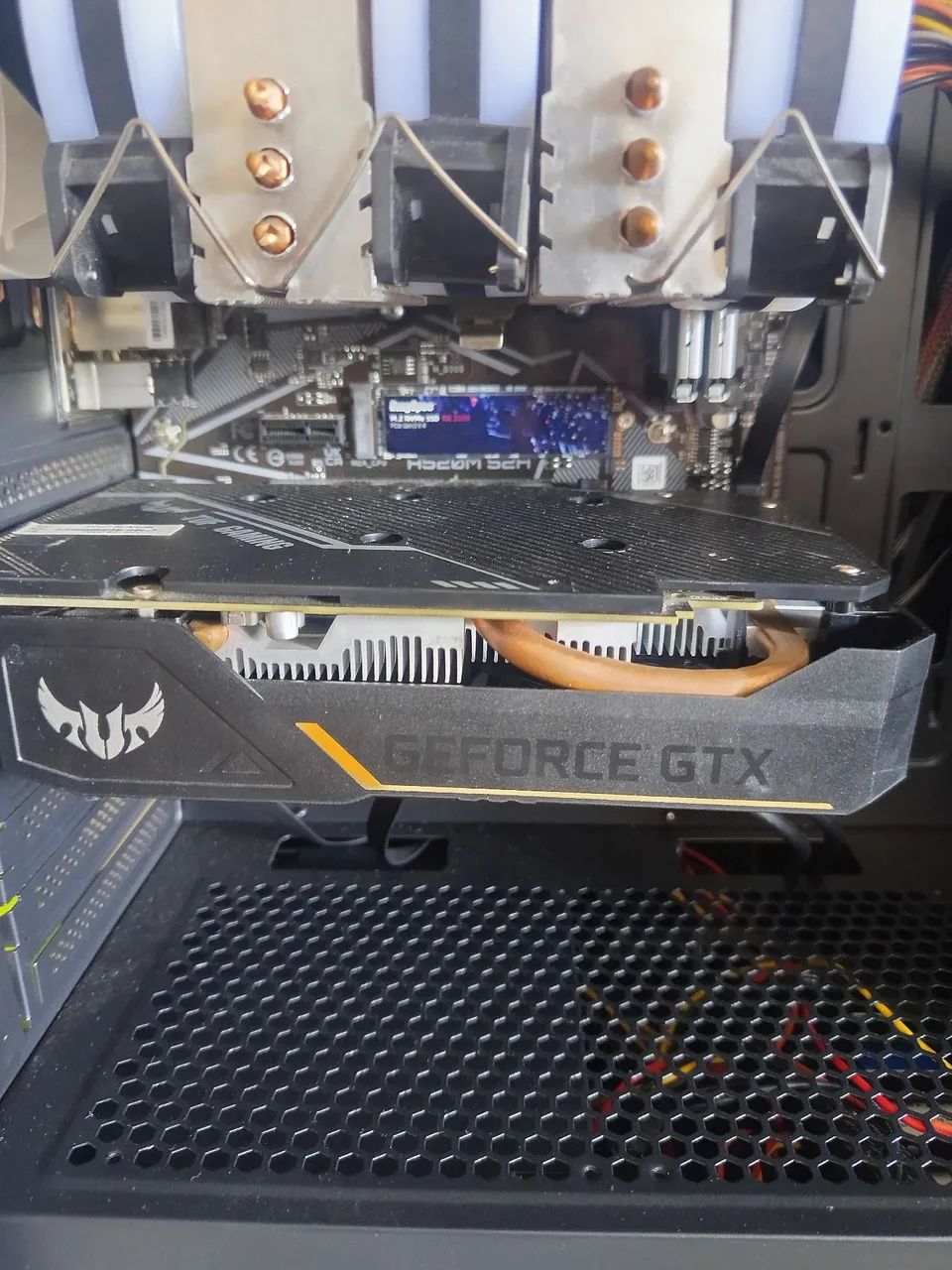 Placa de Vídeo ASUS TUF GAMING GeForce GTX 1650 4GB GDDR6. 600$ a vista, nao pago entrega - Foto 3