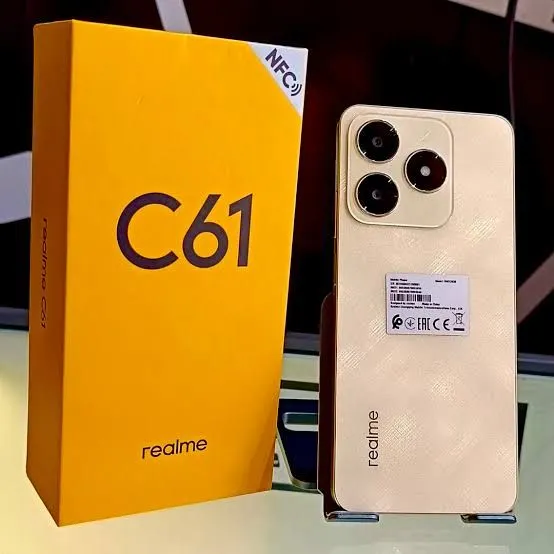 Realme C61 NFC 128/4GB Pronta Entrega 1 Ano Garantia Realme
