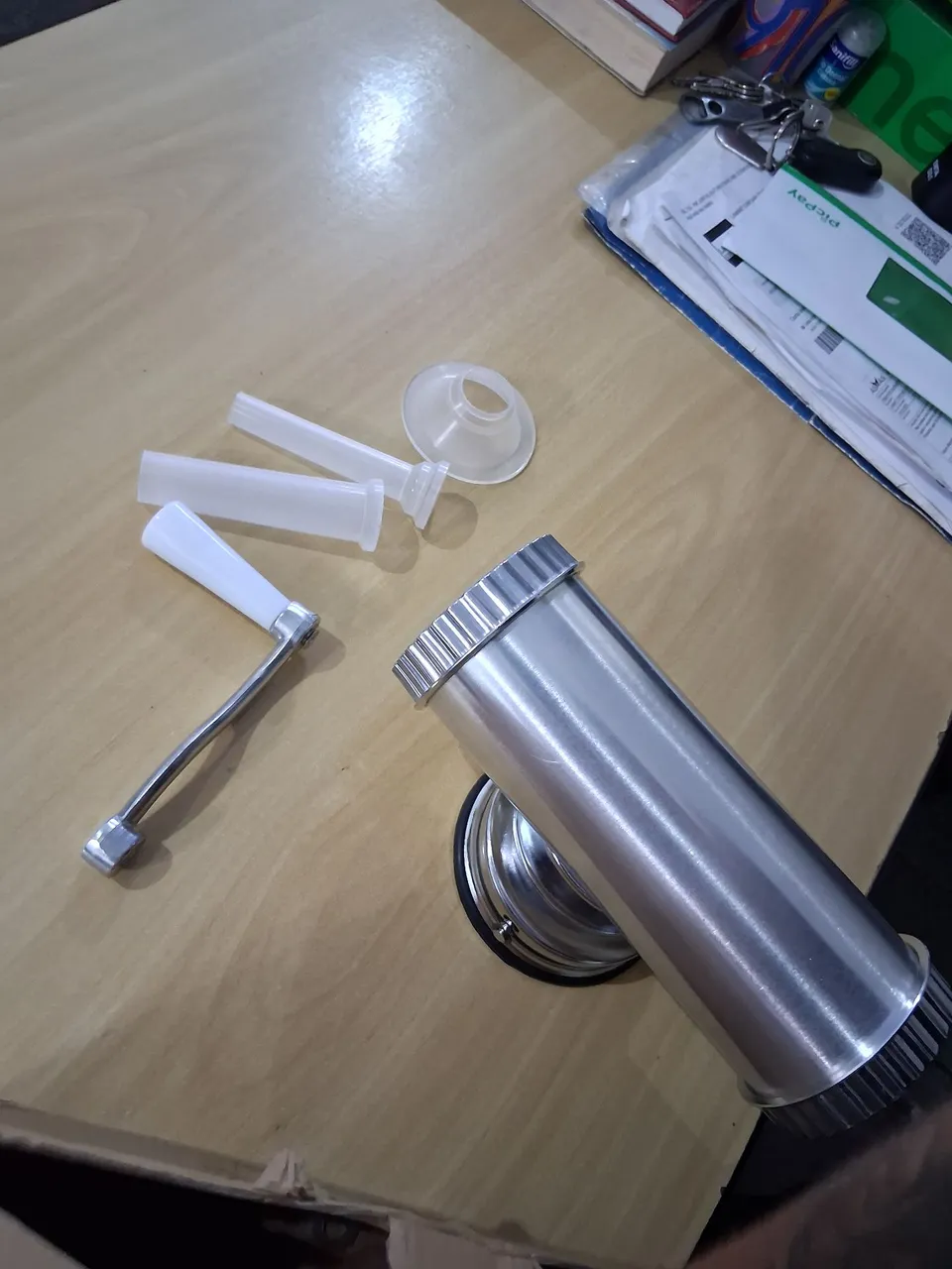 Enchidor de Linguiça Manual - Aço Inox