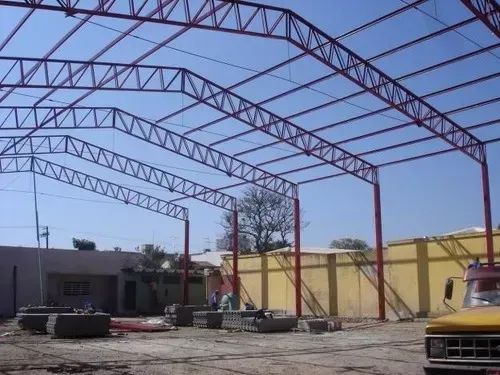 estrutura metálica  medindo 10x40 - 400 m2. nova R$=80.000,00 completa