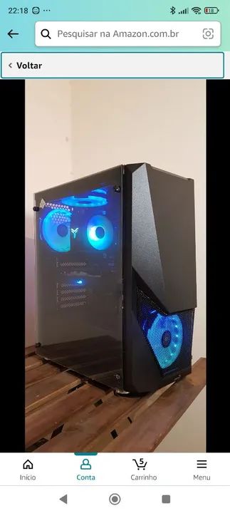 PC GAMER- RX 560 XT 8gb (Valor negociável). - Foto 3