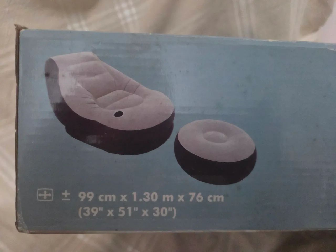 Poltrona Ultra longe com pufe - Foto 2