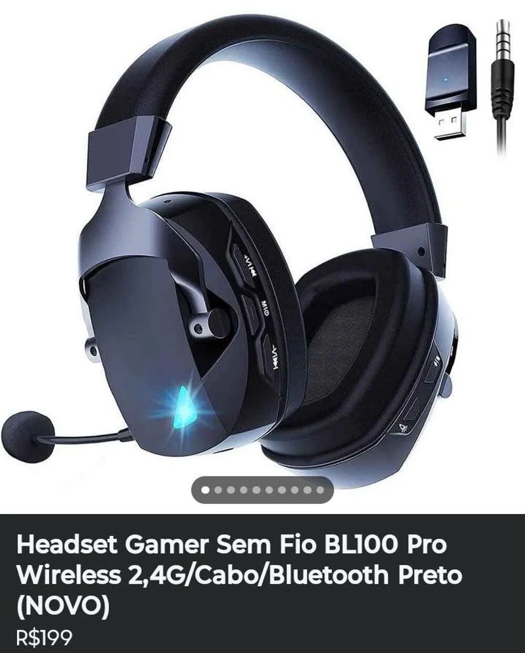 Headset sem fio Gamer - Foto 3
