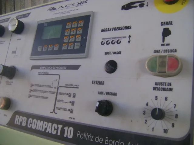 Máquina Poliborda Pneumática para Marmoraria- Aço Art  - Foto 2