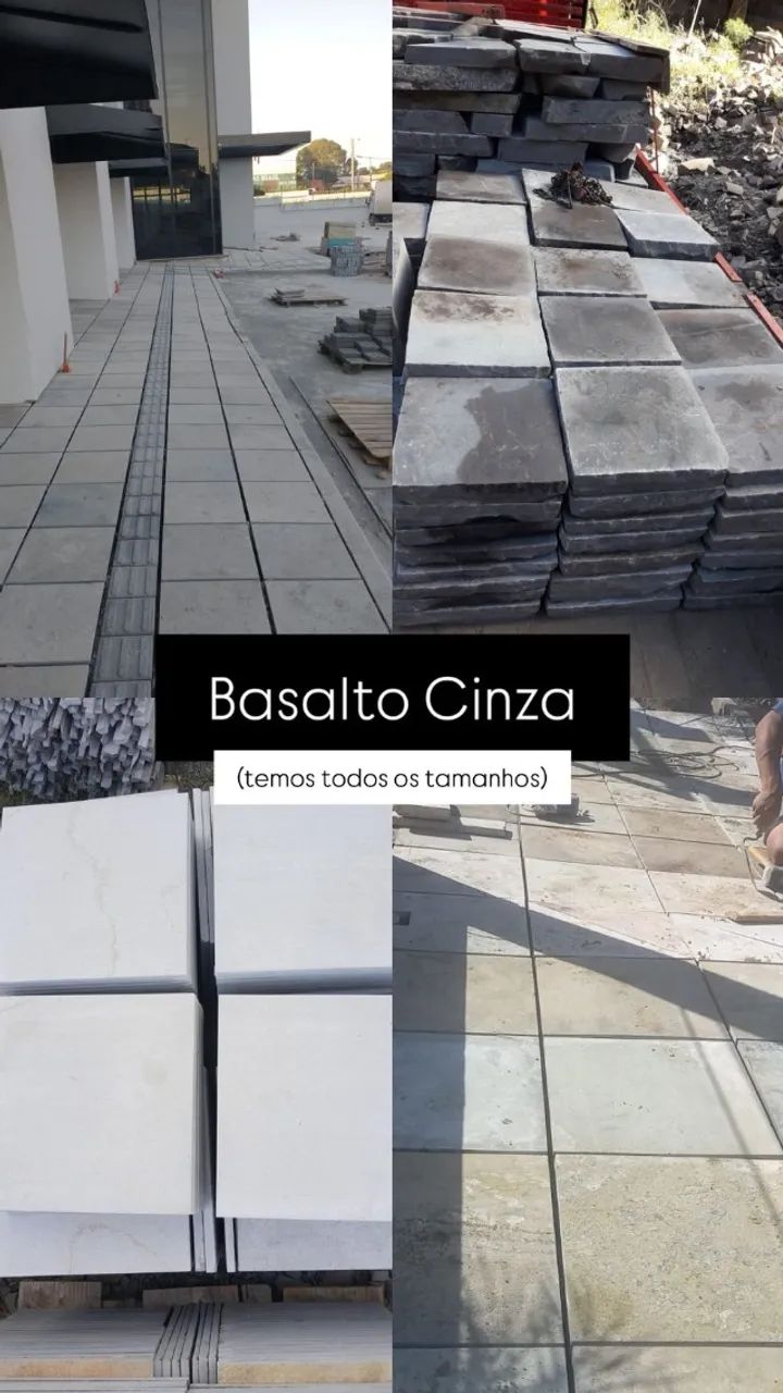 Pedras Basalto - Basalto Irregular - talhado e serrado - Foto 5