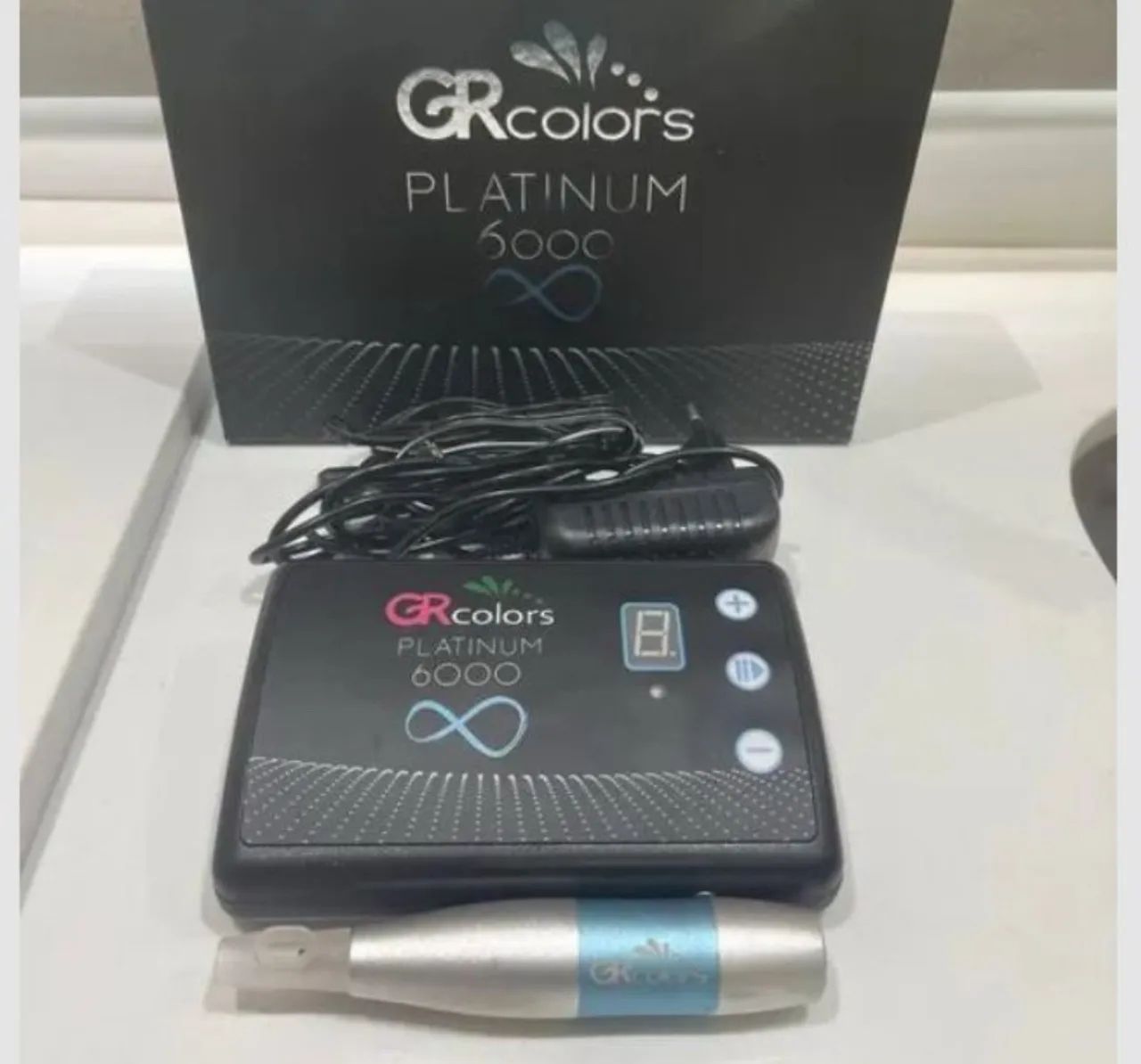 Máquina de micropigmentação e Tatuagem GR Colors Platinum 6000 - Novo