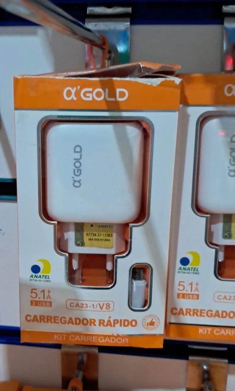 Carregadores Para Celular Tipo C e V8 / Fazemos entrega 
